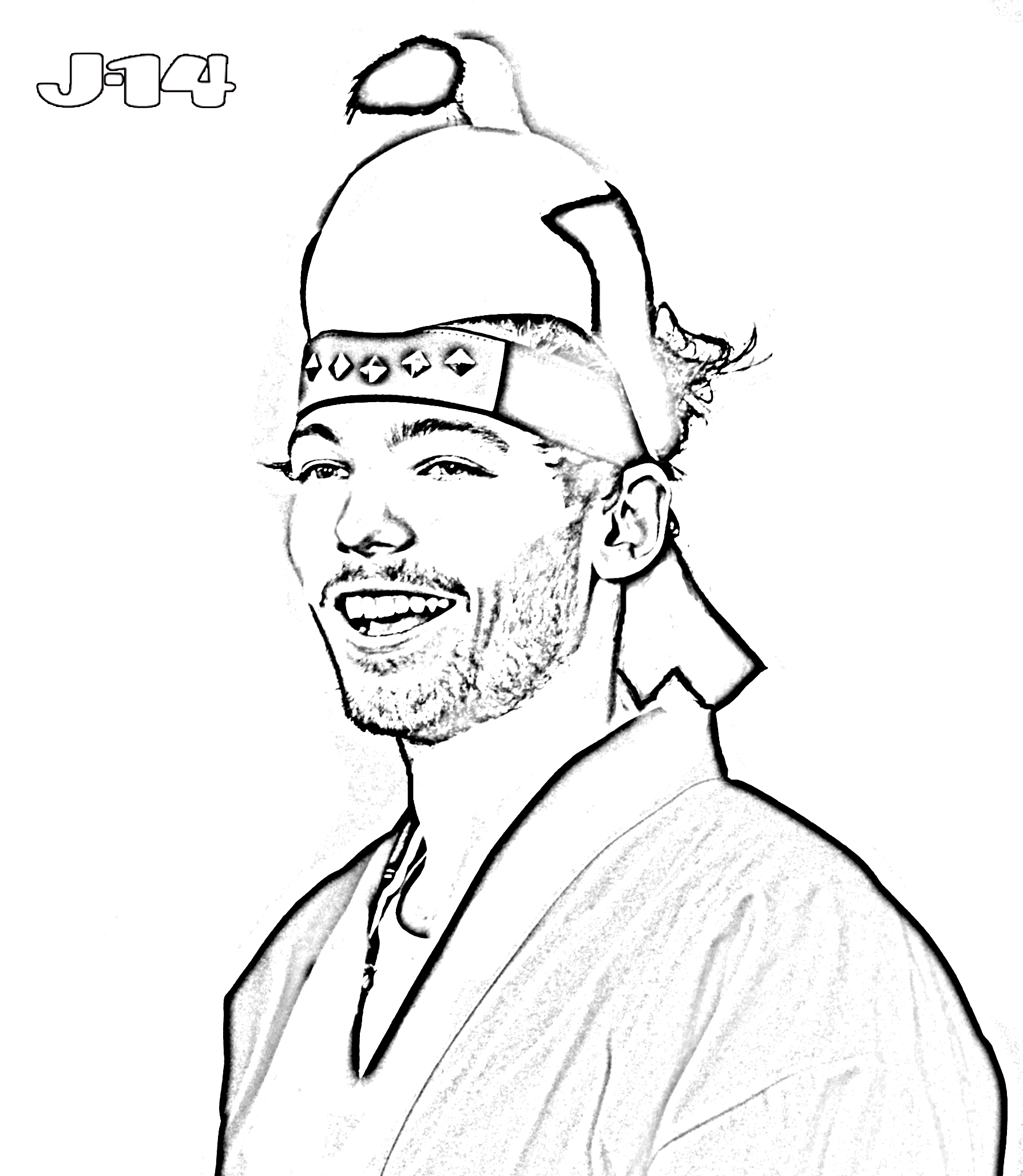 10 Printable One Direction Coloring Pages - J-14