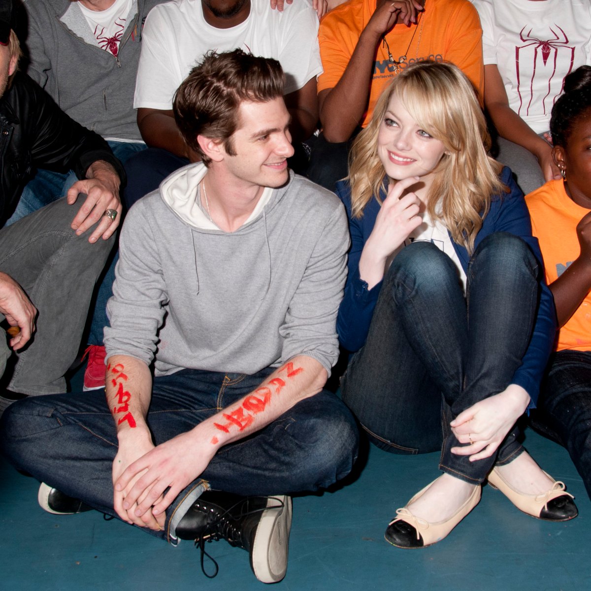 Emma Stone & Andrew Garfield: The 'Amazing' Baby Sitters: Photo