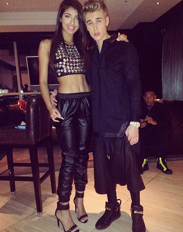 Justin Bieber gets close with new model 'girlfriend' Yovanna