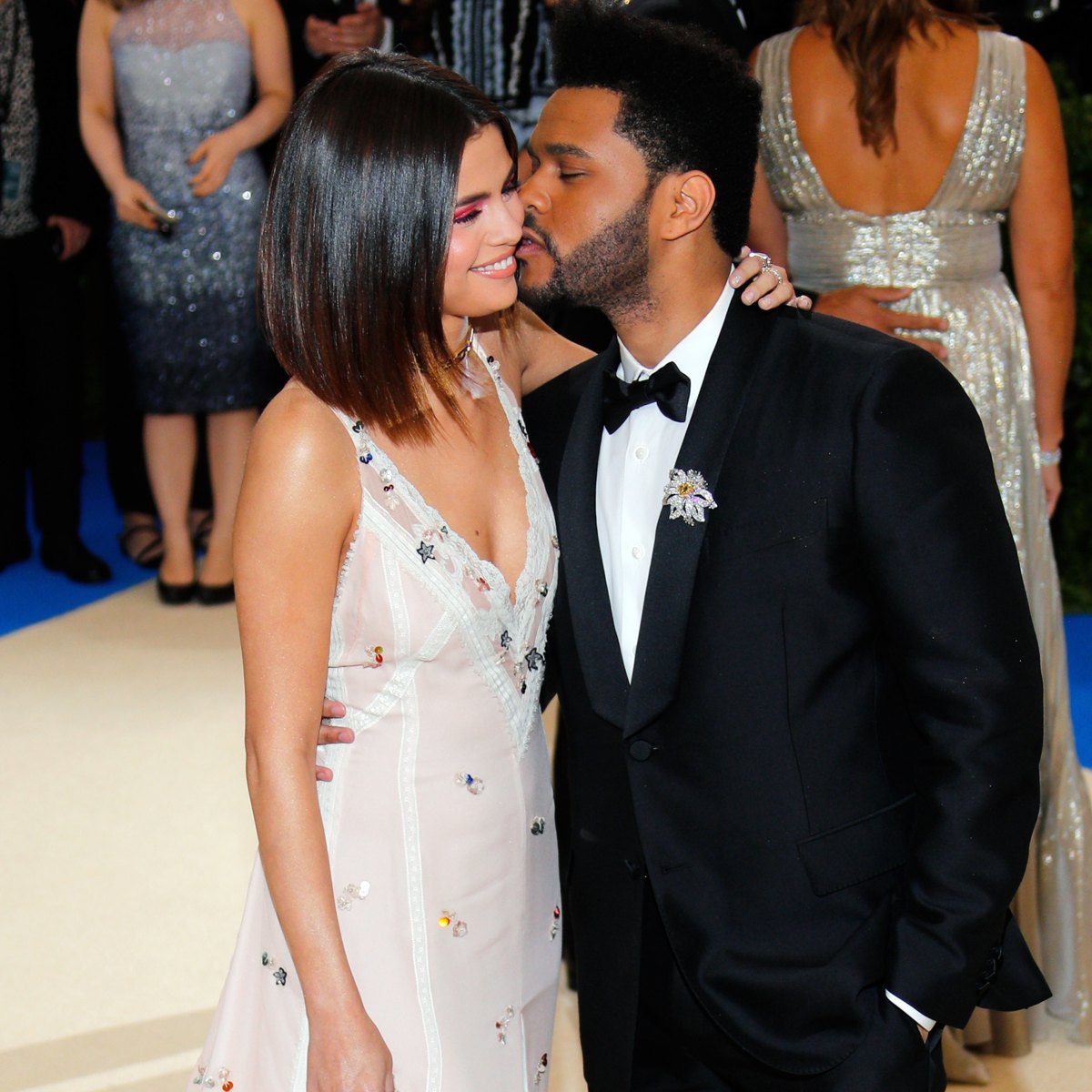 Selena Gomez and The Weeknd Canoodled on the Met Gala Red Carpet