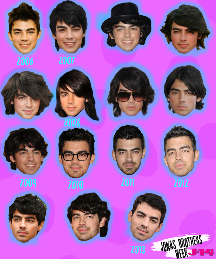 A Jonas Brothers Hair Retrospective: Poodle Curls and Side-Bangs