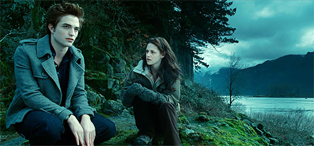 edward and bella in the meadow breaking dawn part 2