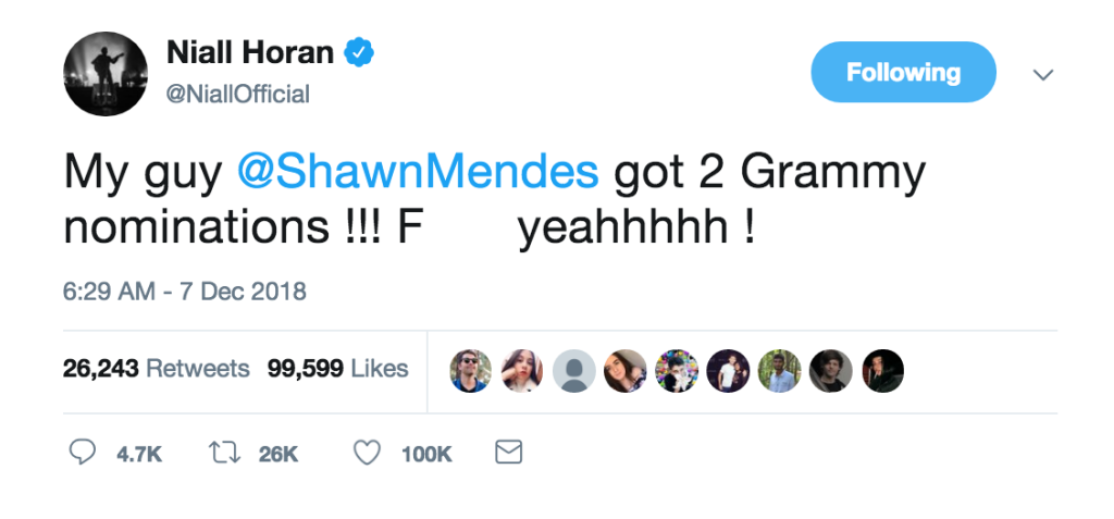 Niall Horan Reacts To Grammys Snub By Congratulating Shawn Mendes | J-14