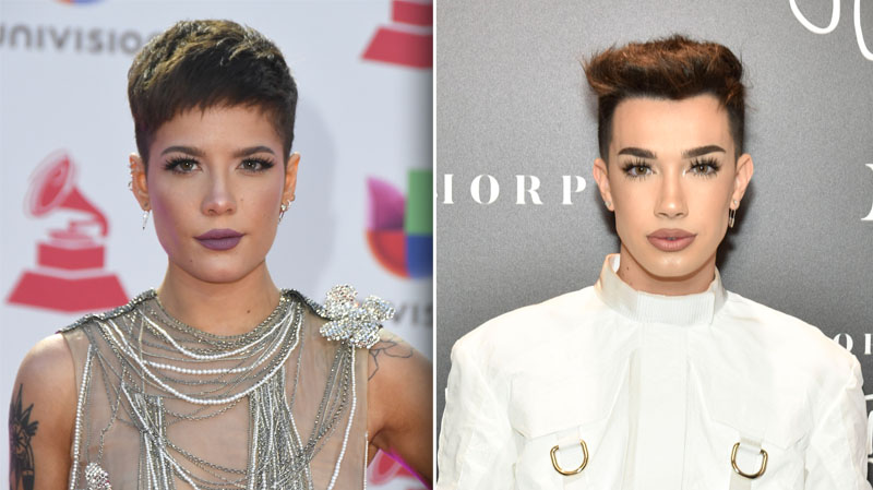 Halsey Looks Just Like Beauty Guru and YouTube Star James Charles