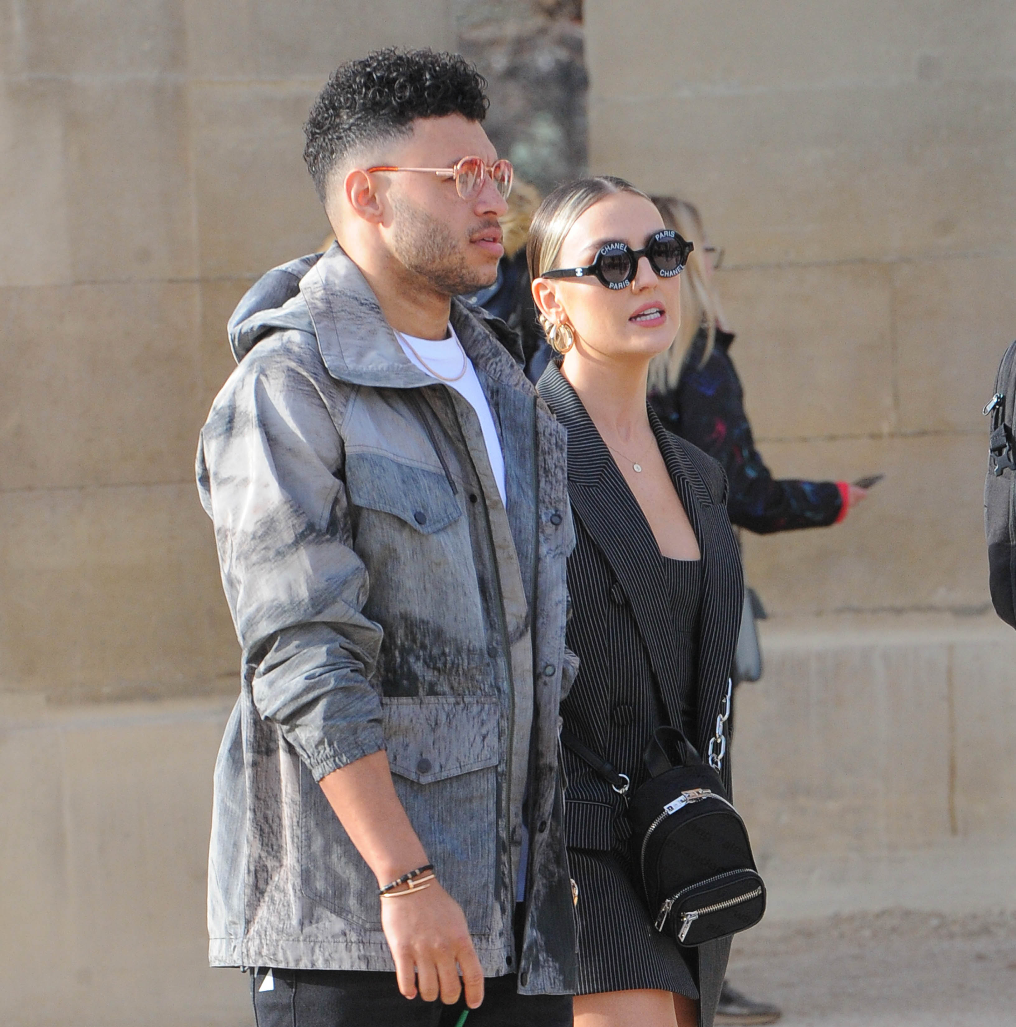 Perrie Edwards and Alex Oxlade-Chamberlain Hold Hands in Paris