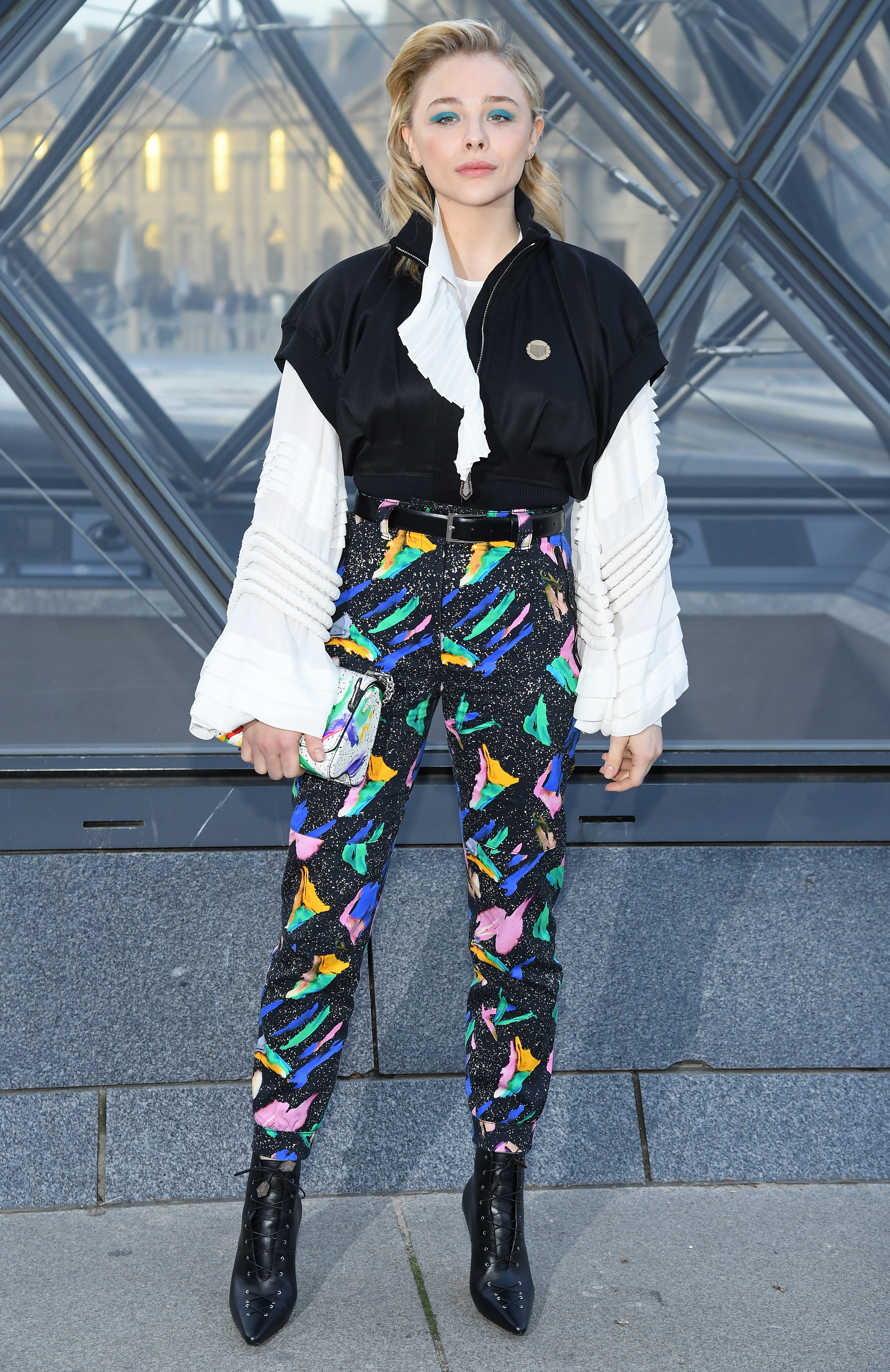 Chloe Grace Moretz - Outside Louis Vuitton Show at Paris Fashion