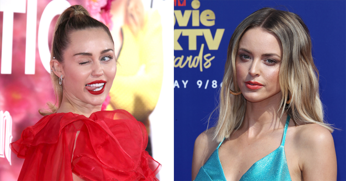 Miley Cyrus And Girlfriend Kaitlynn Carter Spotted At 2019 VMAs   Miley Cyrus Kaitlynn Carter 