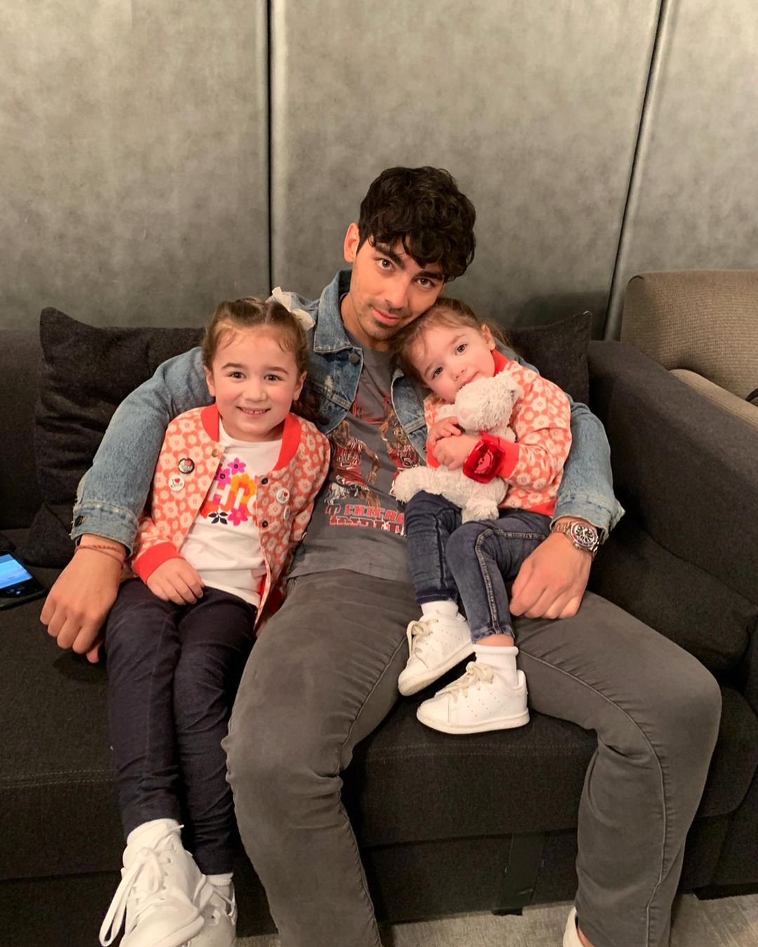Kevin Jonas’ Daughters Alena, Valentina With Joe Jonas