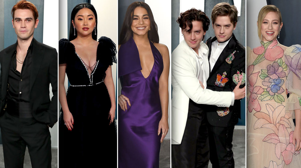 Cole and Dylan Sprouse Suits Vanity Fair Oscars Afterparty