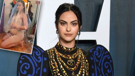 Camila Mendes Recreates Beyoncé’s Iconic Pregnancy Photo Shoot