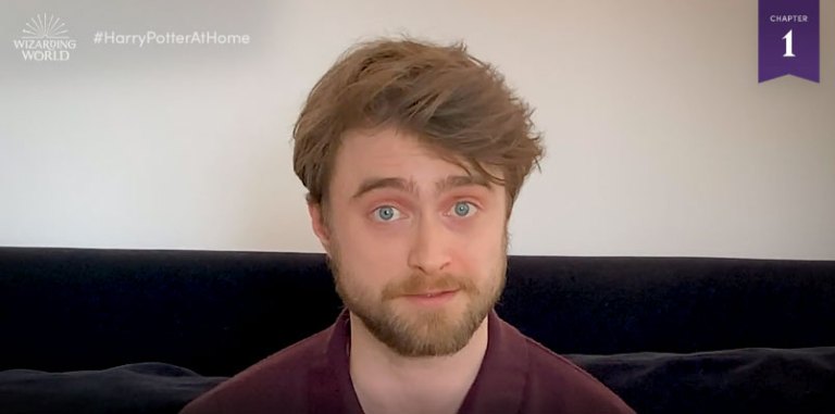Daniel Radcliffe Reads Harry Potter 20 Years After First Movie J 14 3548