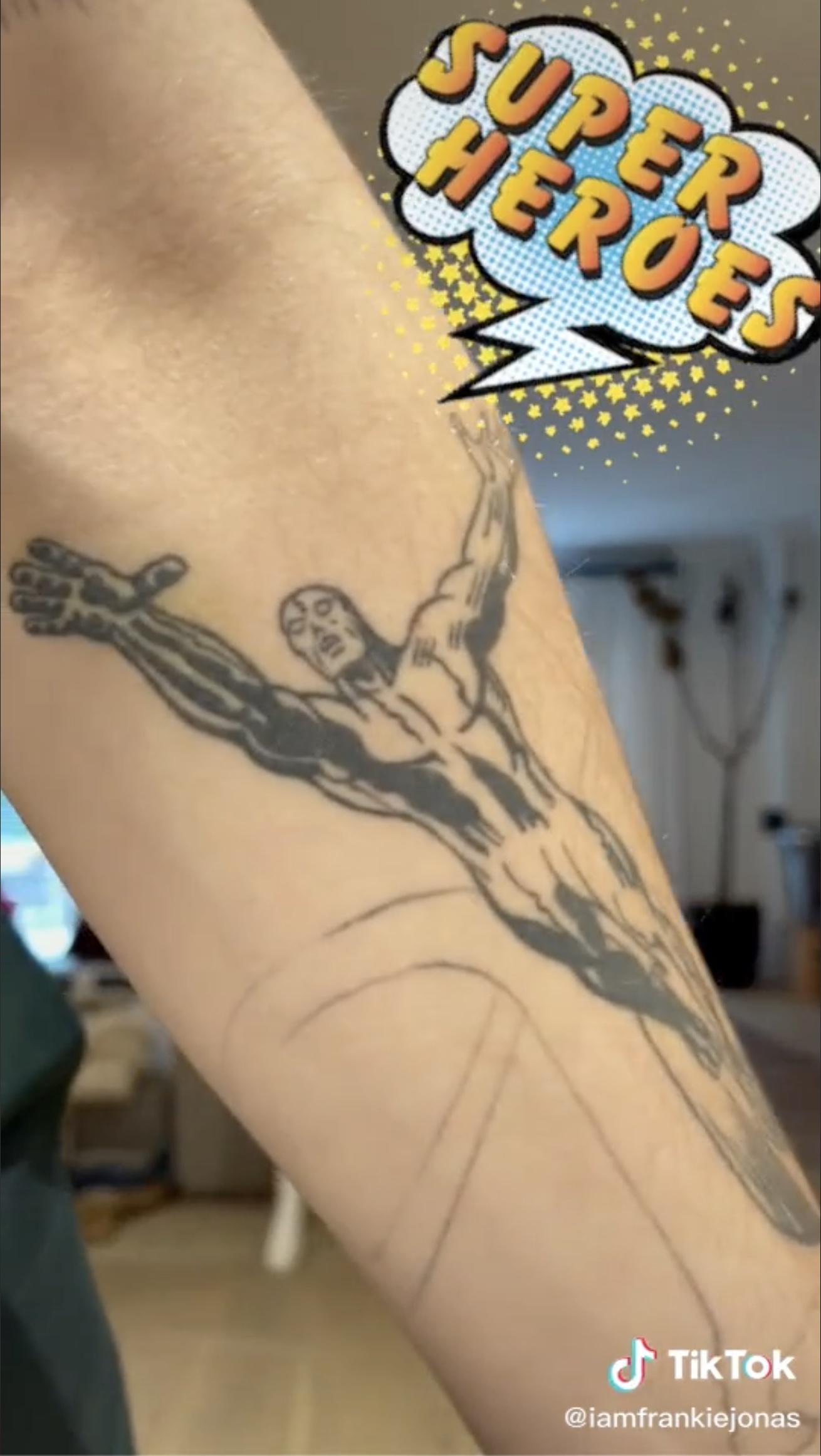 Galactus and Silver Surfer tattoo in progress TattooFanArt   rcomicbooks
