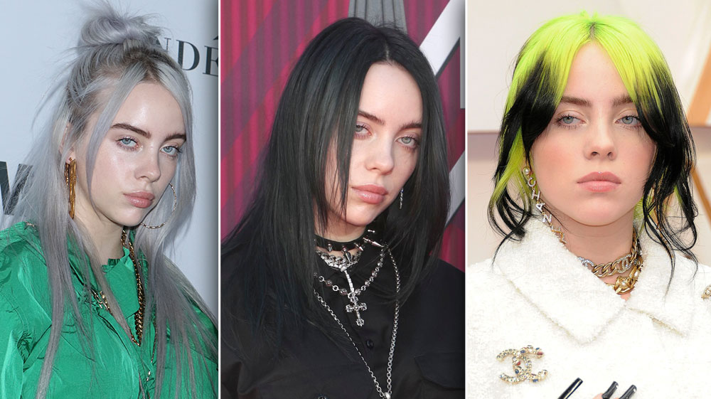 Billie Eilish's Hair Color Changes Over the Years Photos
