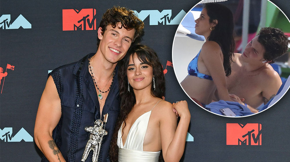 Camila Cabello Shawn Mendes Cozy Up On A Miami Beach See Photos