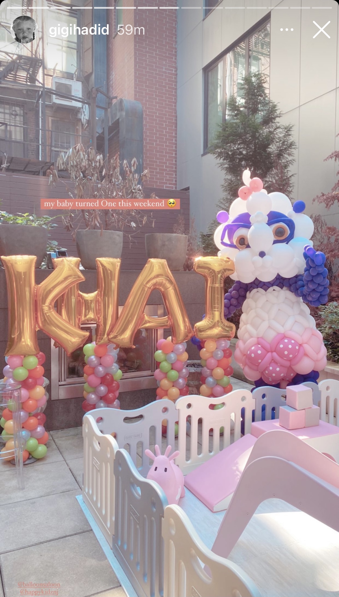 Khai, Zayn Malik and Gigi Hadid's daughter celebrated her first birthday