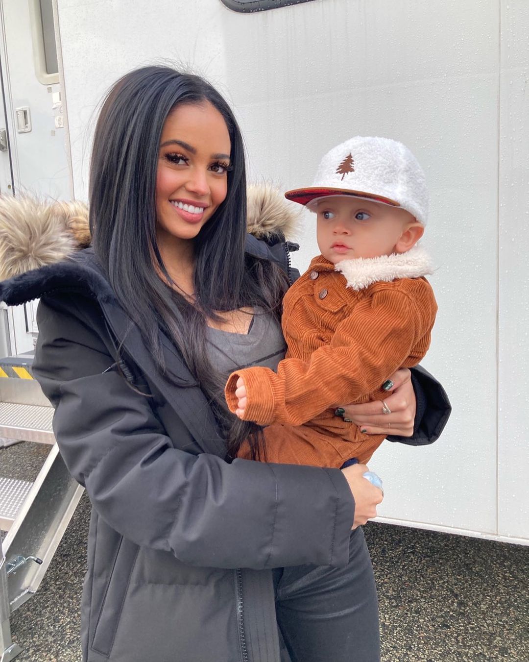 Vanessa Morgan's Son Wears Michael Kopech Onesie After Split