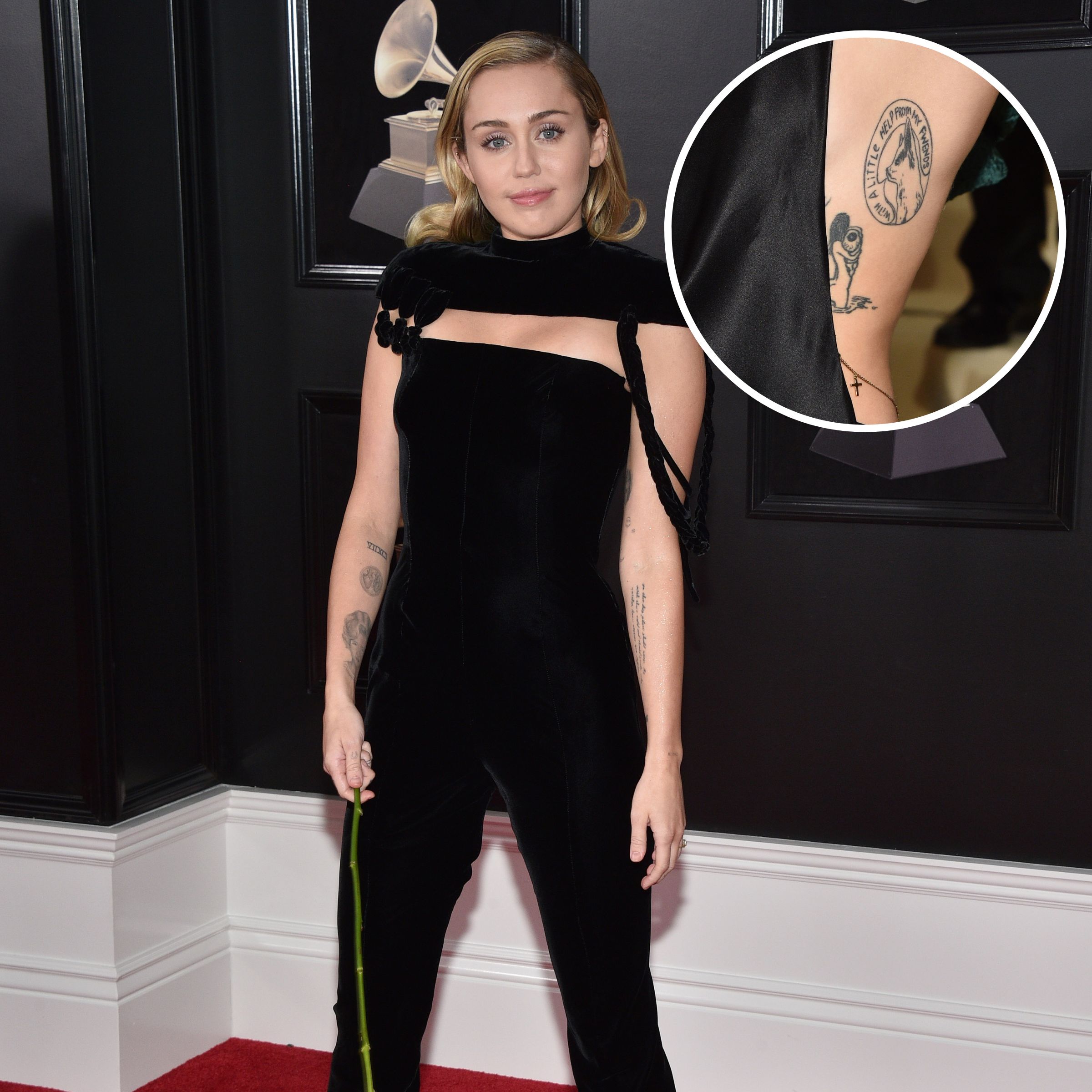 A Guide to Miley Cyruss Most Meaningful Tattoos  POPSUGAR Beauty