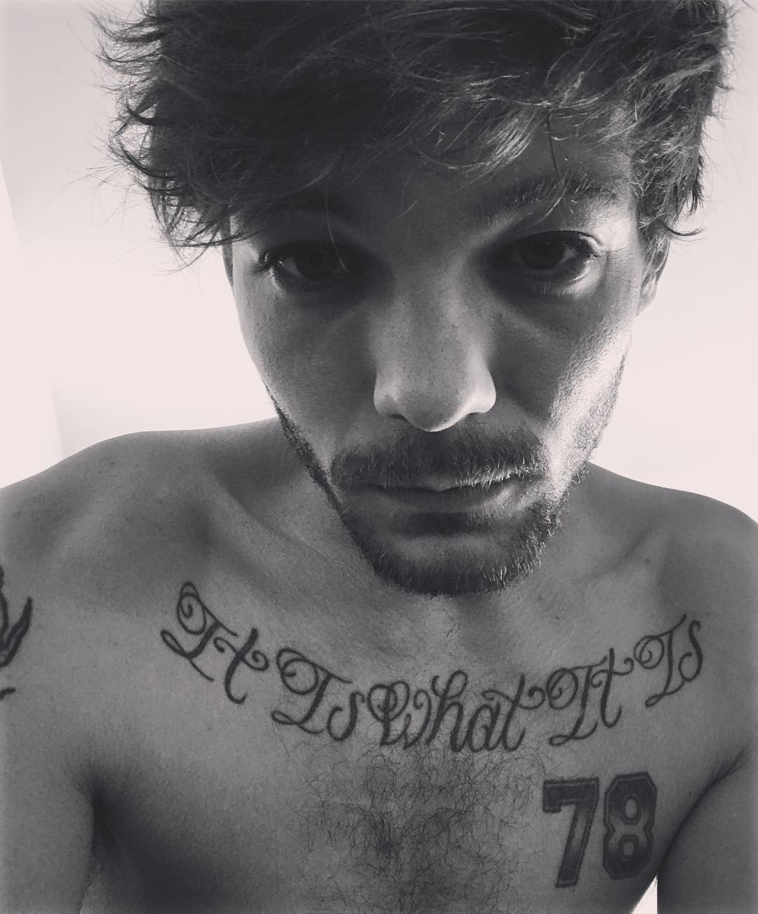 Louis Tomlinson's “It is What it Is” and 78 Chest Tattoos- PopStarTats