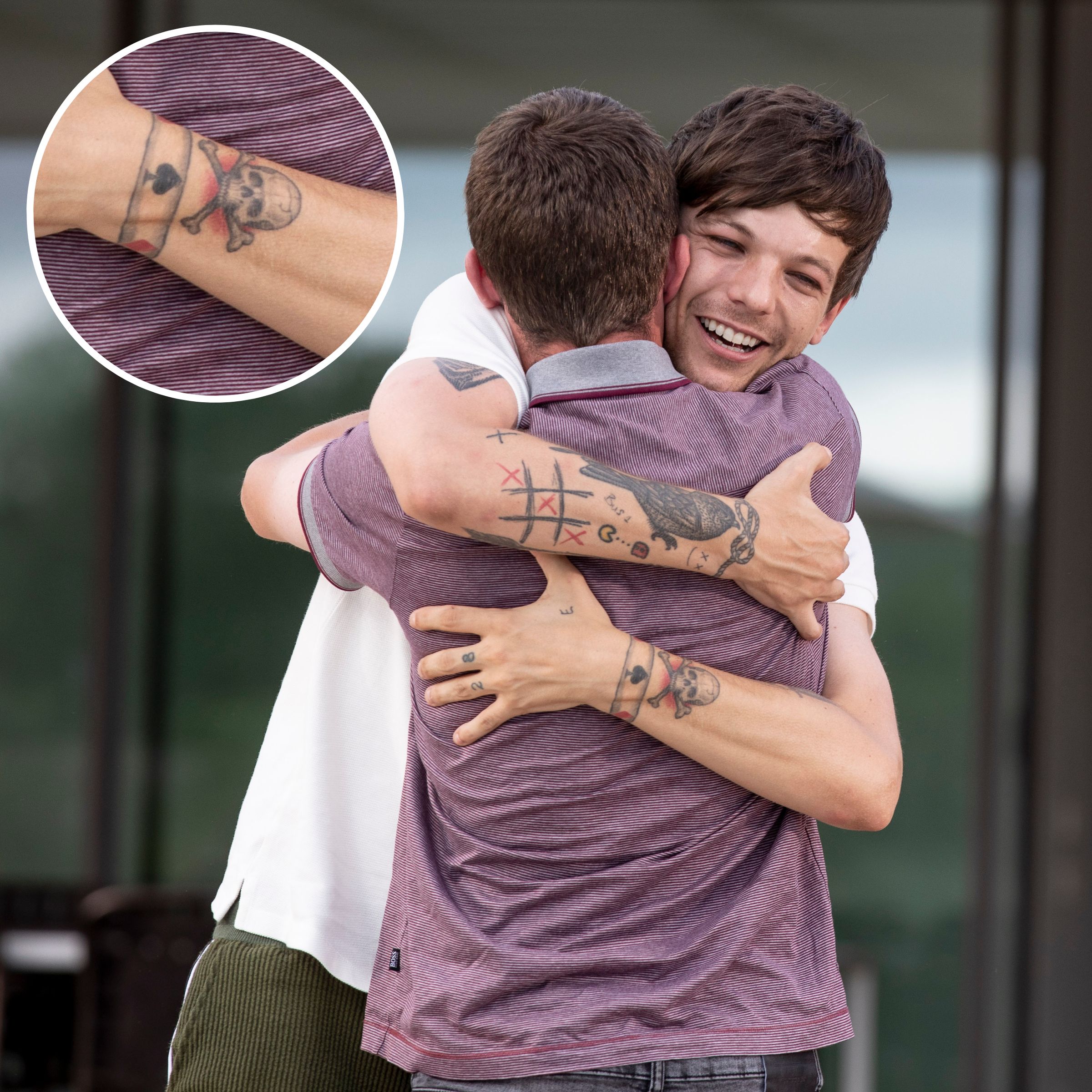 Louis Tomlinson fans think he and girlfriend Eleanor Calder have matching  tattoos as he debuts E inking  OK Magazine