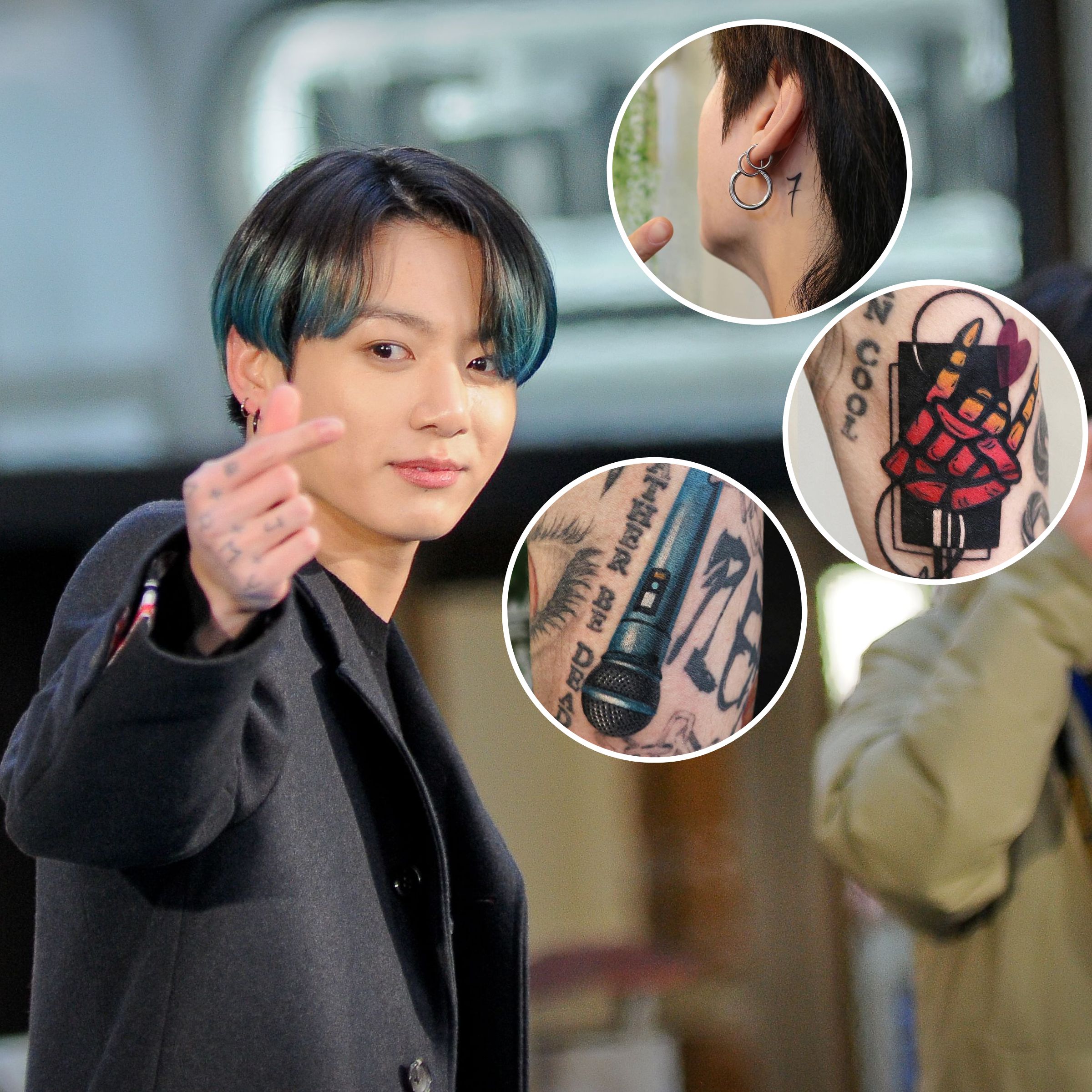 Eye tattoo to Arm clock BTS Jungkook tattoo breakdown and meanings  explored
