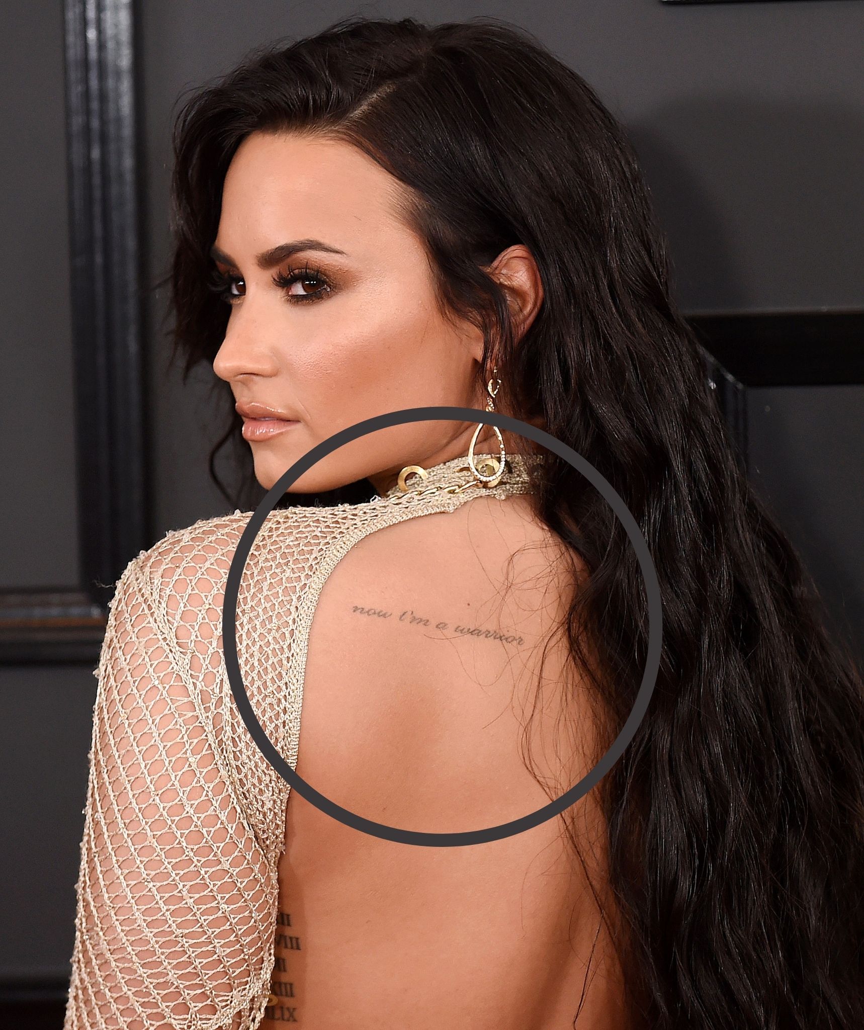 Demi Lovato Debuts New Neck Tattoo And It's Going Straight To Our Mood Board