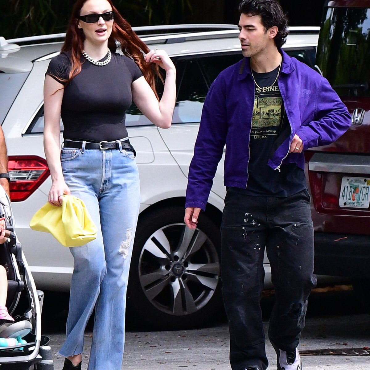 Sophie Turner and Joe Jonas Snuggle Up in Coordinating Winter Looks