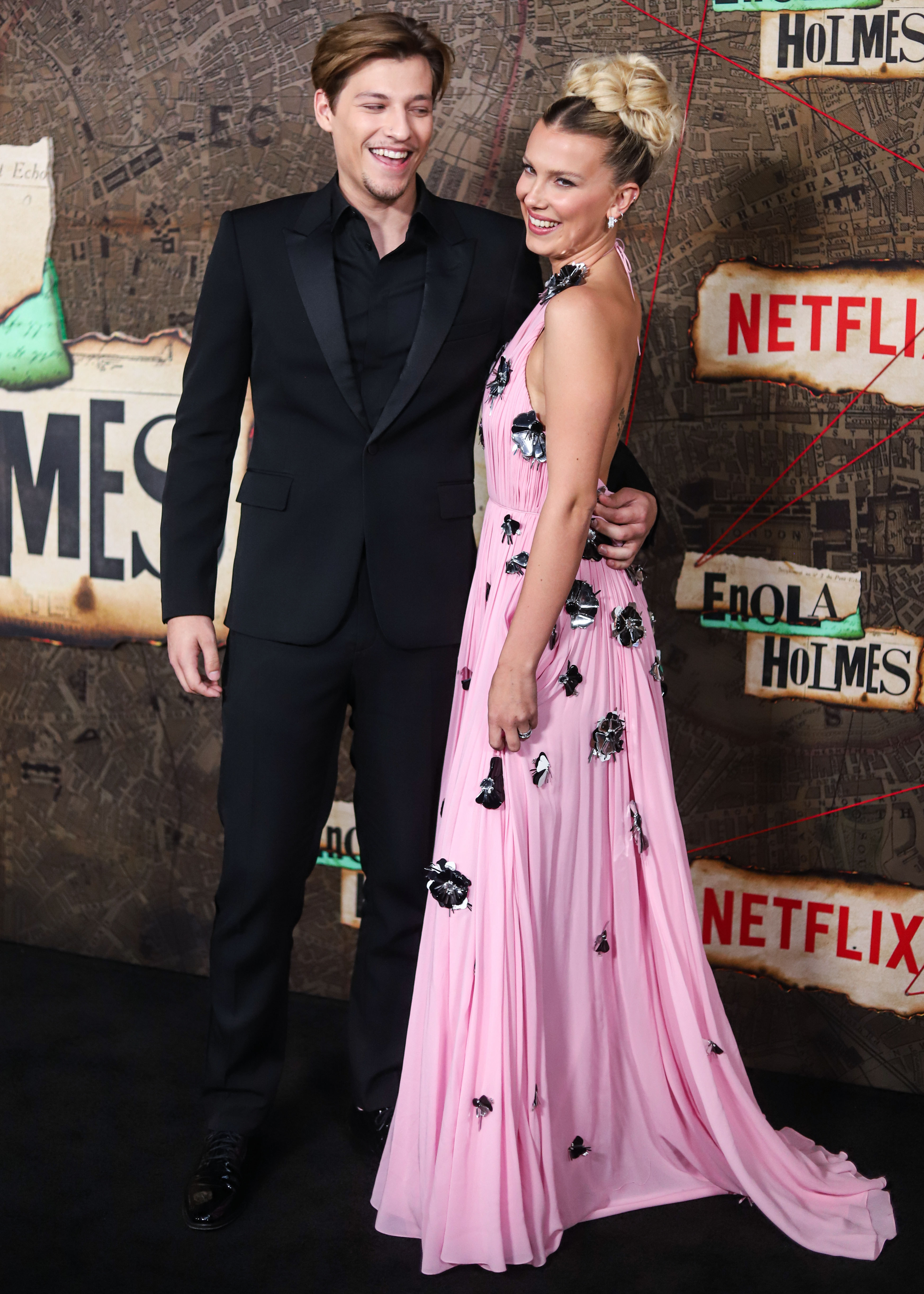 Millie Bobby Brown, Jake Bongiovi Hit the BAFTAs Red Carpet: Pics