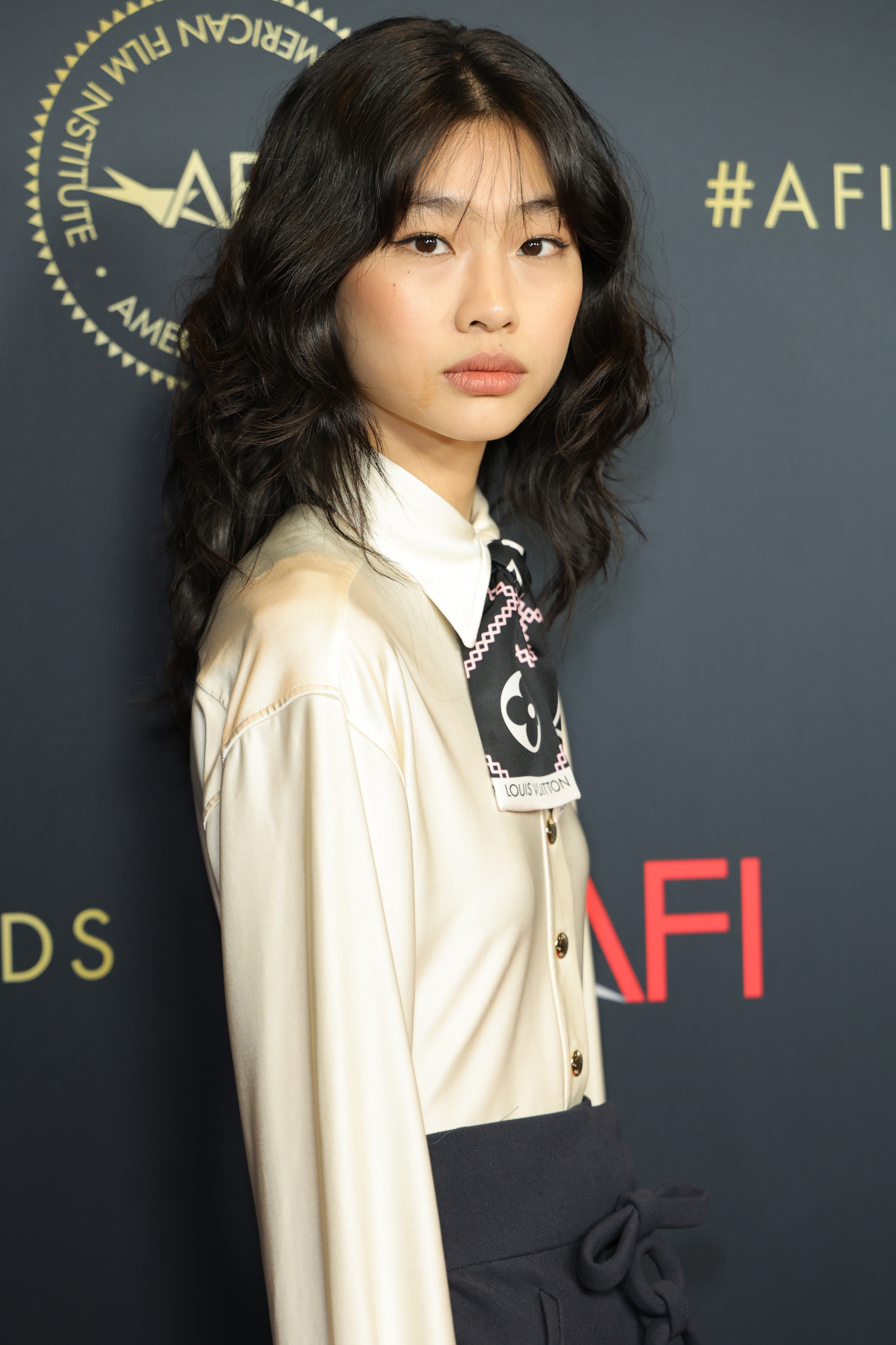 South Korean actress Won Ji-An is seen at the 'Louis Vuitton